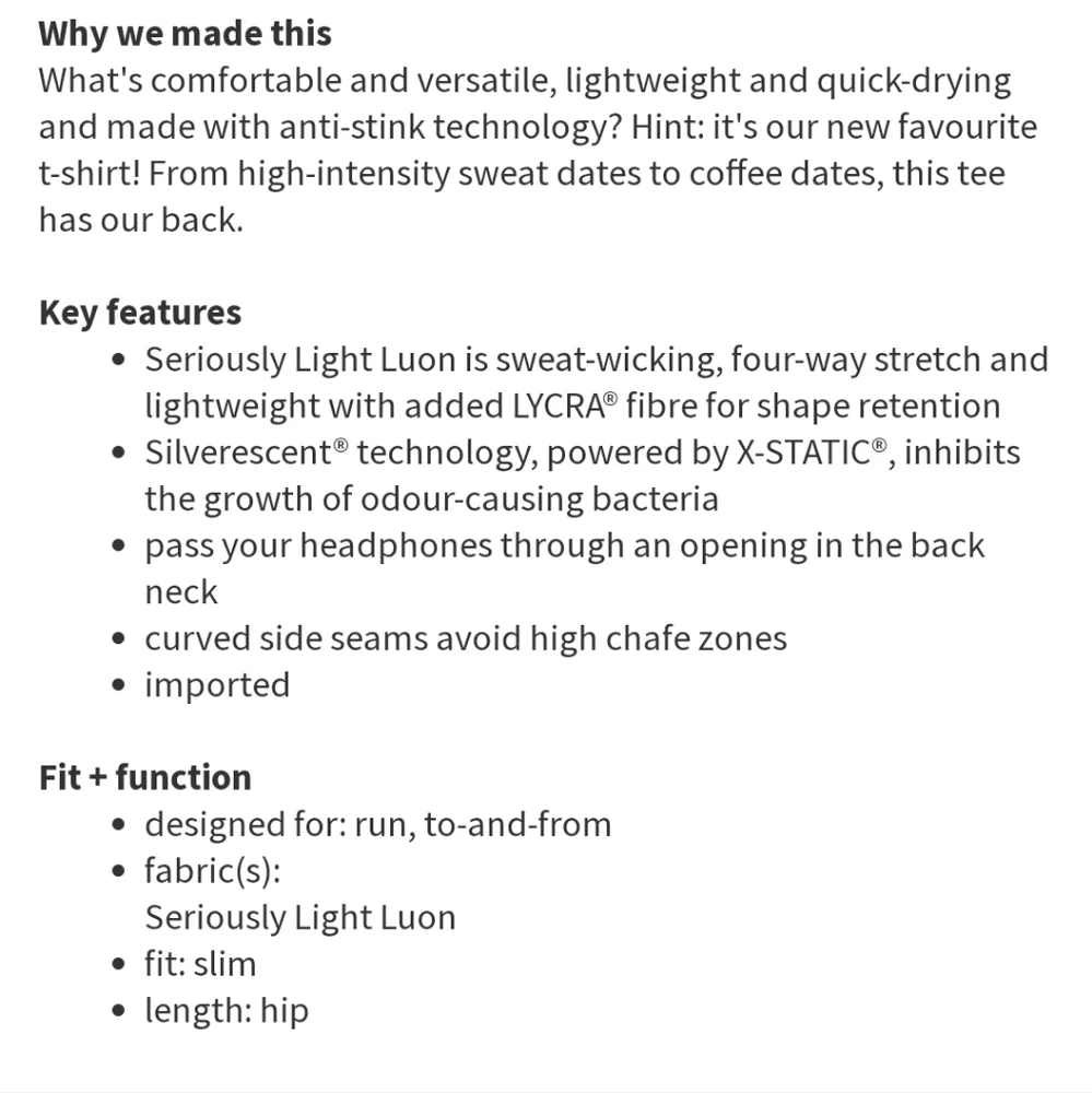 🍋Lululemon What The Sport Tee - Picture 10 of 10